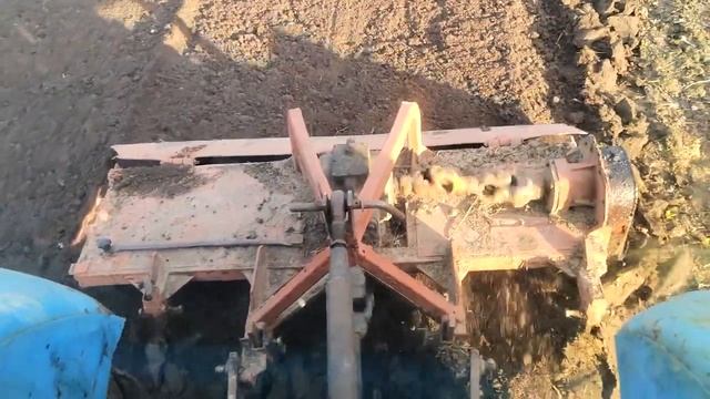ТРАКТОР Т-40 с Самодельной ПОЧВОФРЕЗОЙ. Фрезерование 2023г.