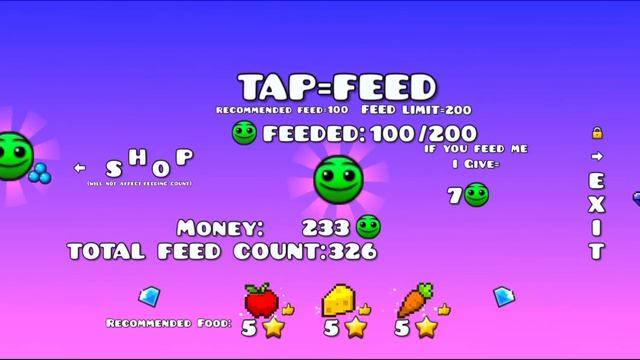 Click Feeding Simulator By Me (JedErnest2013) || Geometry Dash 2.205