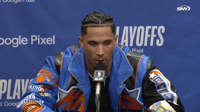 Josh Hart and Jalen Brunson praise Knicks resilience after beating Sixers in series opener | SNY