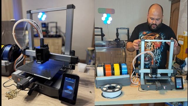 Kobra 3 Combo Installation Guide . Первый цветной 3D принтер. Сборка 3D-принтера Kobra 3 Combo