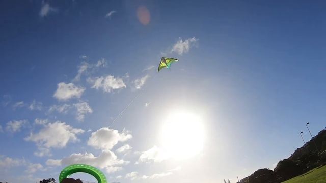 Flew my Zenith Prism 5 single line stunt kite this afternoon.