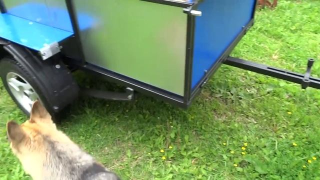 Самодельный прицеп с нуля ч 2, проект закончен,  испытания