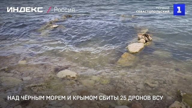 Над Чёрным морем и Крымом сбиты 25 дронов ВСУ