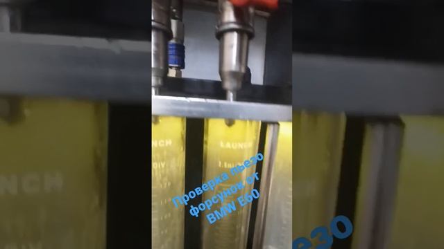 Проверка пьезо форсунок BMW E60 непосредственно впрыска
