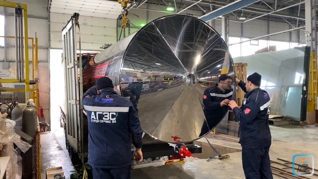 🔵 Изготовлена и отправлена в город Смоленск, модульная система 10м3 в огне-защите.