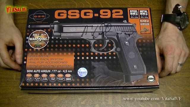 Cybergun GSG 92 Auto (Swiss Arms P92) Анонс!!!