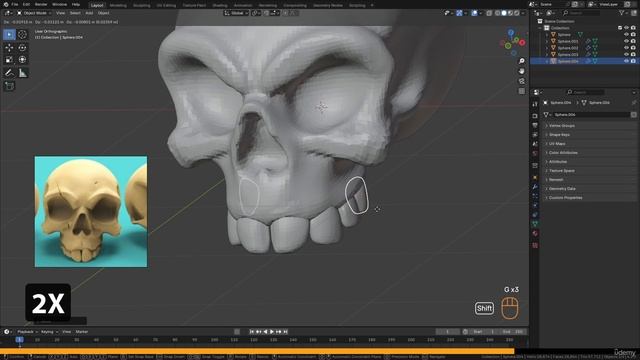 51 6-9 Practical exercise 3 Stylized Skull