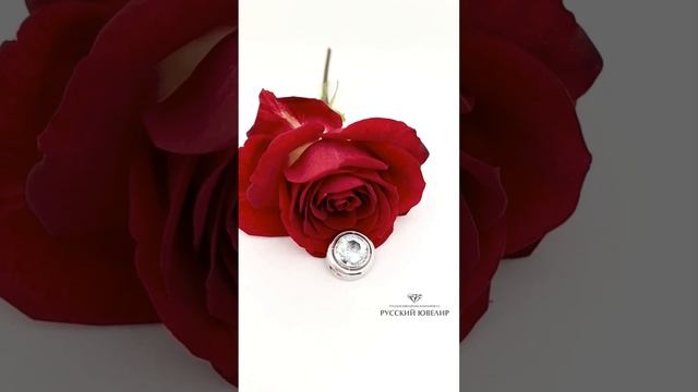 Подвеска, белое золото 585 пробы с аквамарином