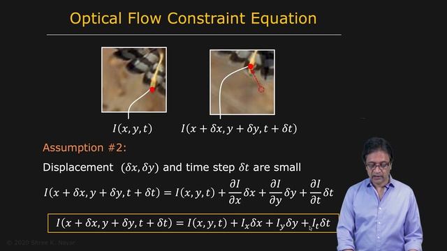 109 - Optical Flow - Optical Flow Constraint Equation