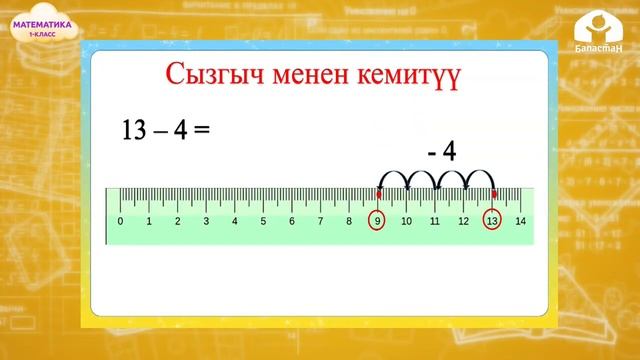 1-класс | Математика  |  Кемитүү амалы