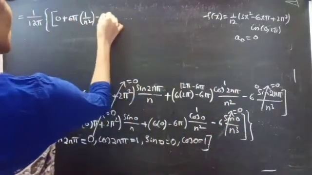 DeterminetheFourierseriesexpansionofthefunction f(x)=1/12(3x^2-6xπ+2π^2)in(0,2π).|Fourierseries|L32