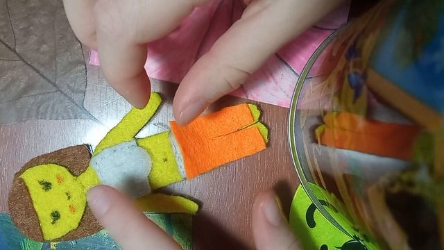 моя кукла из фетра
