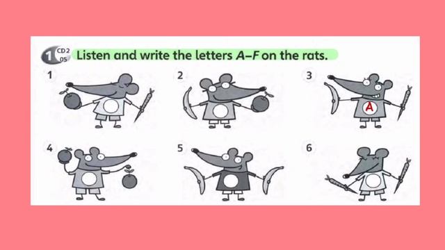Year 1 Unit 4 - Lunchtime - Super Minds workbook page 47