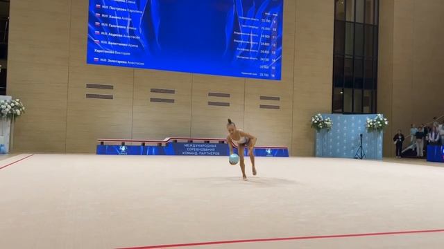 Хотим поделиться полным выступлением воспитанницы Академии Яны Заикиной из Волгограда с мячом!