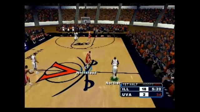 College Hoops 2K6 (Illinois vs Virginia) Original Xbox HD Gameplay