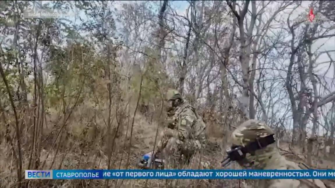 Минобороны показало работу ставропольских десантников на Ореховском направлении