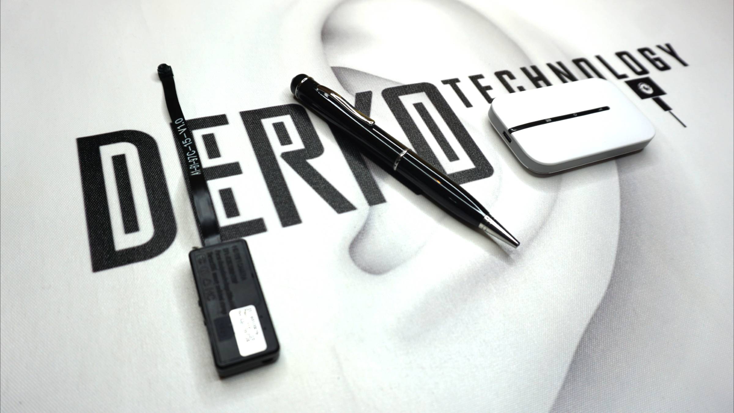 DERKO TECHNOLOGY - МИКРОКАМЕРА И WI-FI РОУТЕР С ГАРНИТУРОЙ МИНИ-ТЕЛЕФОН И МИКРОНАУШНИК