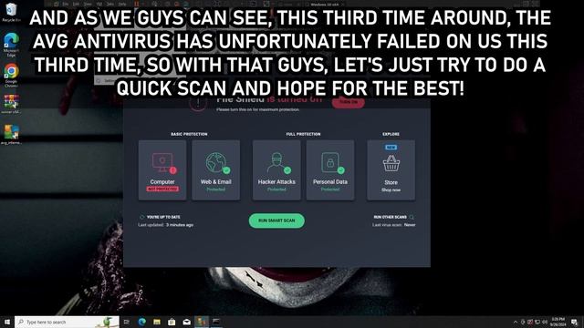 AVG Antivirus VS Horror