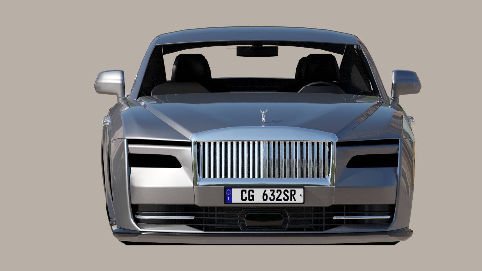 Rolls-Royce Spectre 22. Настройка материалов в 3dsMax/Corona render