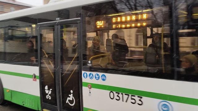 Последний линейный бело-зеленый "5292.22" в МГТ