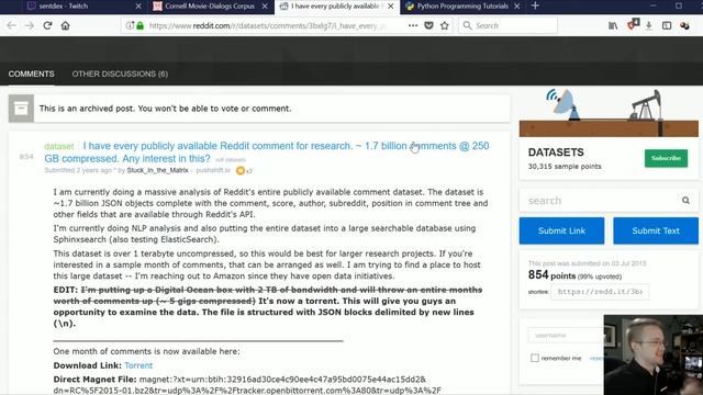 Creating a Chatbot with Deep Learning, Python, and TensorFlow p.1