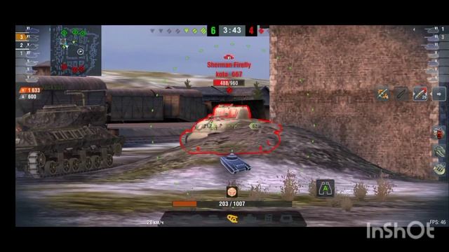 Шоты на кв-2 и на Ram 2 _tanks blitz_