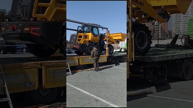 Отгрузка фронтального погрузчика Fukai ZL26 клиенту