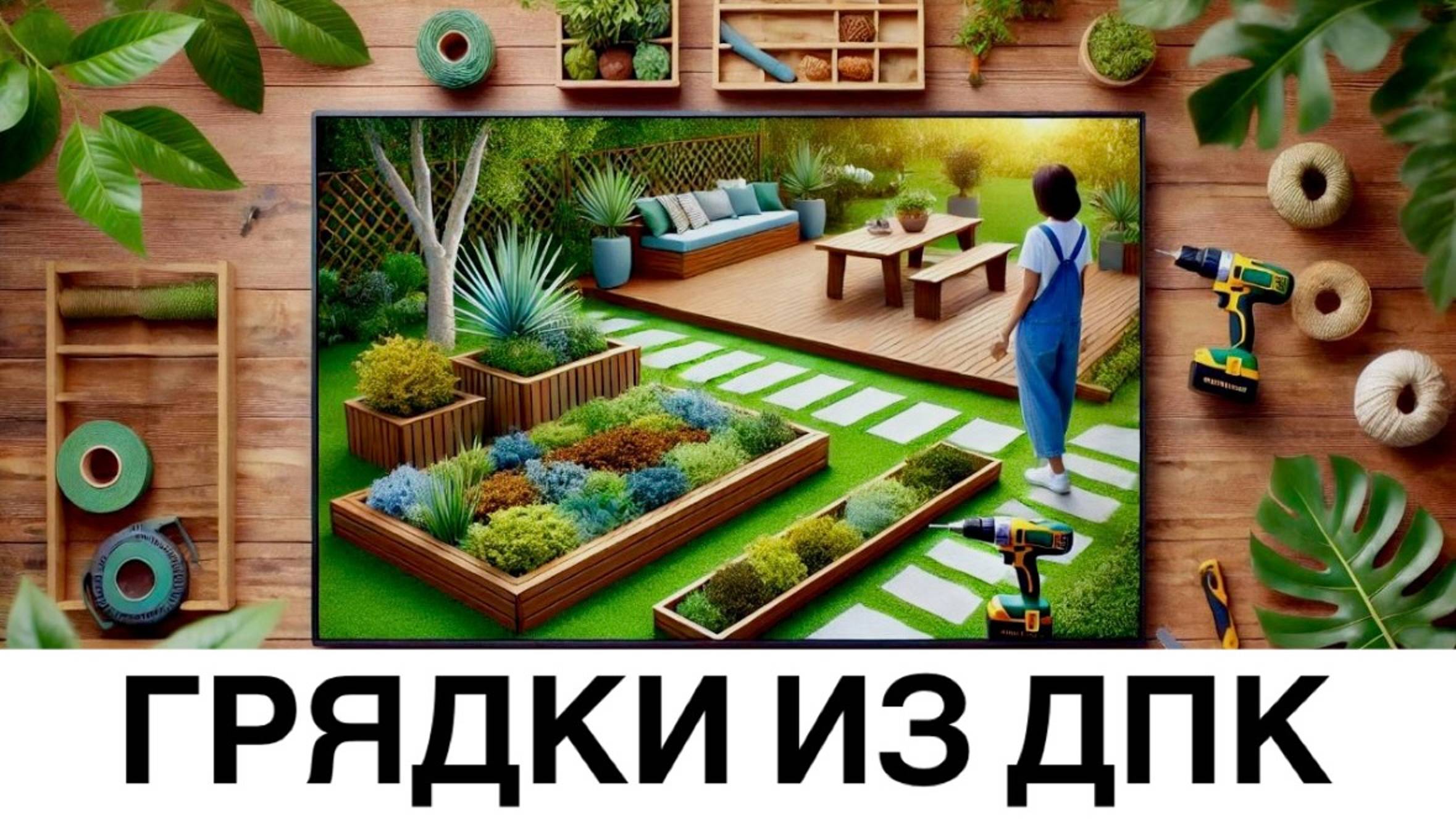 Декоративные грядки из ДПК: практичное решение для вашего сада 🔨