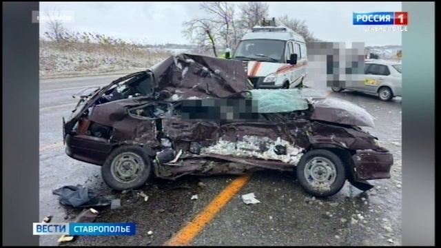 Начинающий водитель и двое его пассажиров погибли на подъезде к Ставрополю