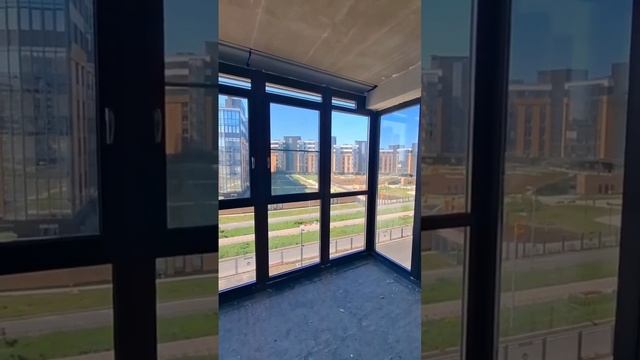 ЖК Ривьера. Панорамное остекление балкона. #shortvideo #балкон