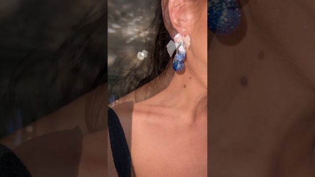 Серьги со сменными бантиками и кристаллами Swarovski  от Mary Melody