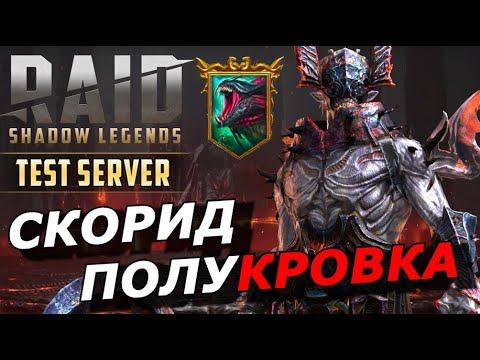 RAID: СКОРИД ПОЛУКРОВКА - ГИДРА 🐉 ПАУЧИХА 🕷 ТЕСТ УРОНА ( ГАЙД / ОБЗОР ) | Skorid the Halfspawn