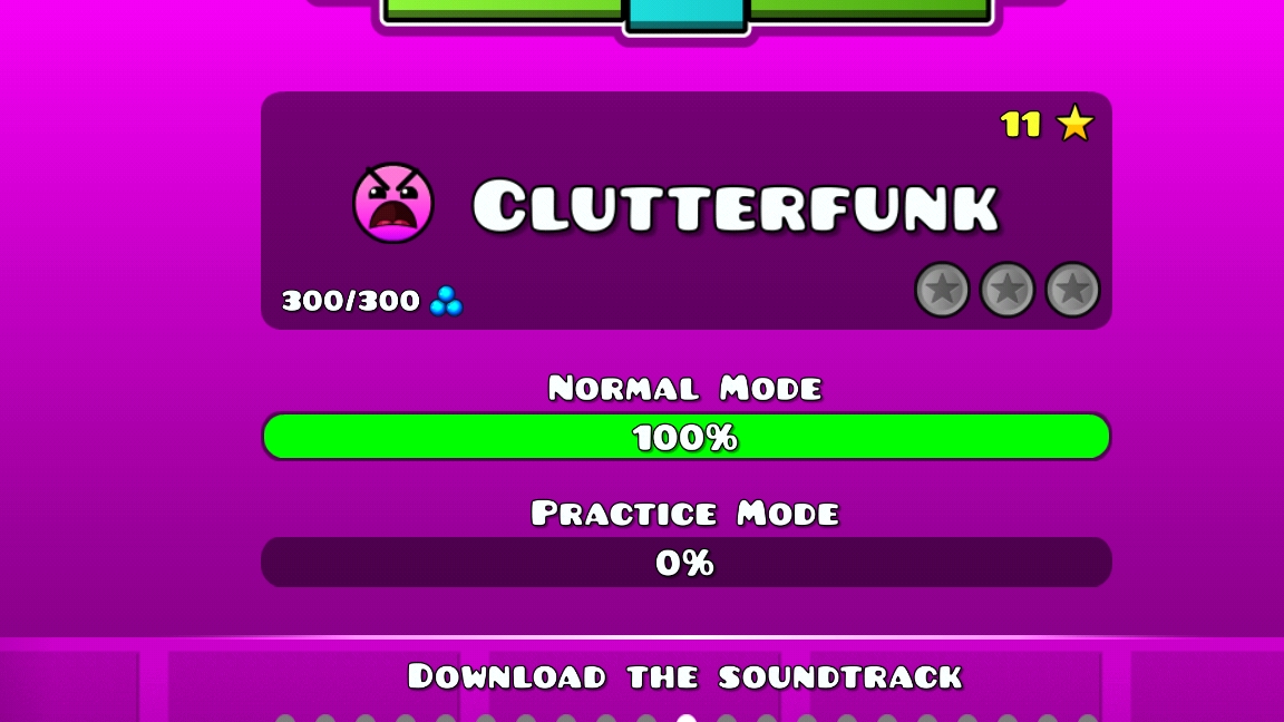 geometry dash clutterfunk (11 уровень)