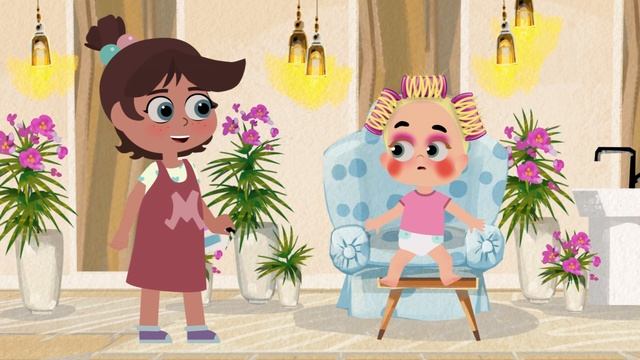 Мира белән Гоша маҗаралары. Әни белән бергә уйнау