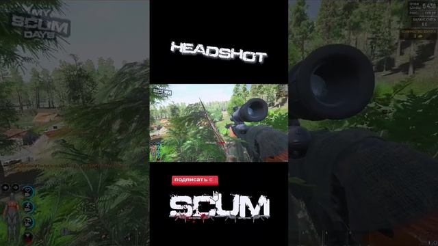 Double headshot SVD#shorts #scum #myscumdays #gaming #funnymoments #scumsurvival #survivalgame #svd