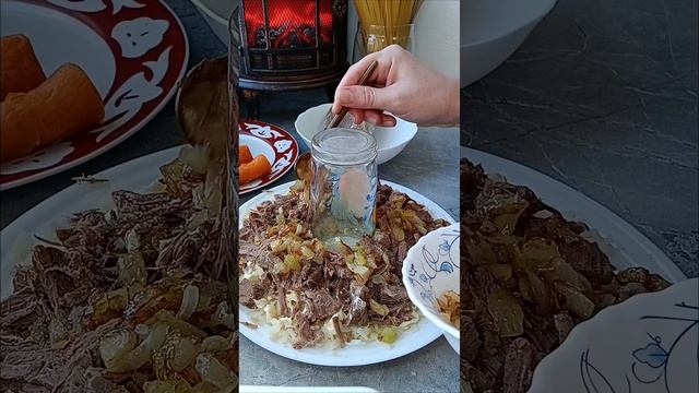 вкусный салат Гранатовый браслет
