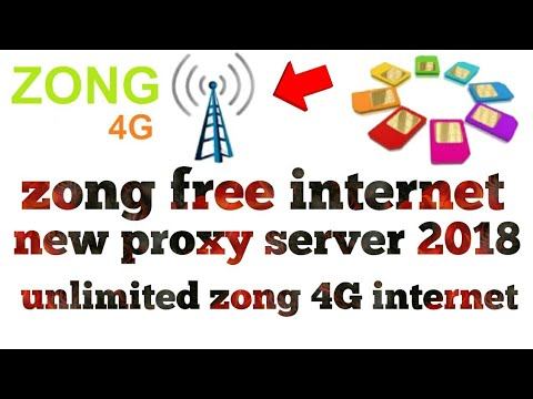 zong free internet new proxy server in urdu 2018