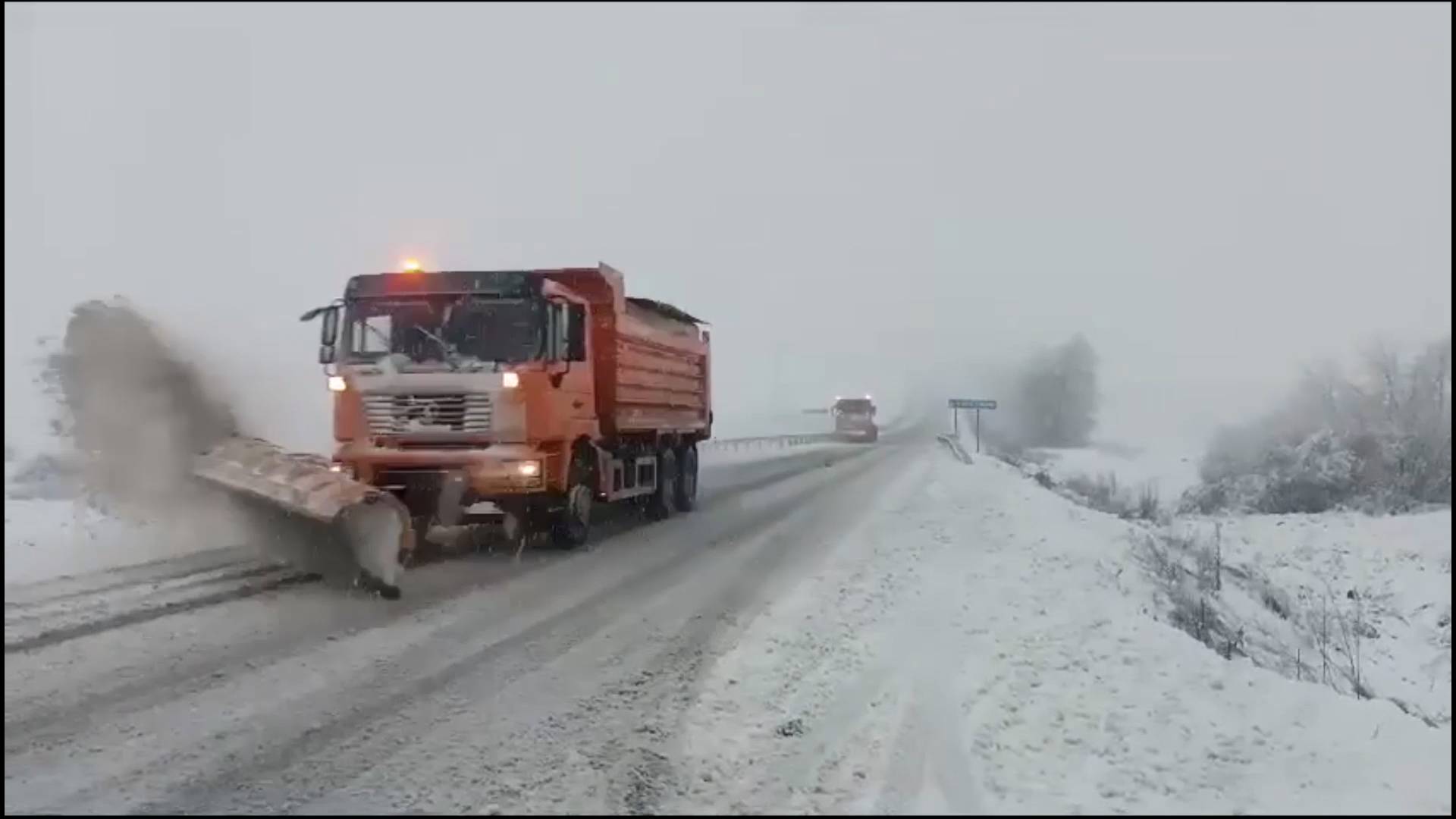 В Кабардино-Балкарии обильный снегопад