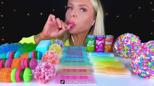 АСМР. РАДУГА ФУДС. СОДОВАЯ КОНФЕТКА. КЕКС. ЖЕЛЛО. ПОПАЙ. ВАФЕЛЬНАЯ БУМАГА СЪЕДОБНЫЕ ДЕНЬГИ