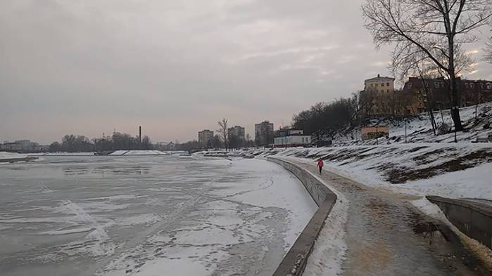 0932, г. Орёл, река Ока, центральный городской пляж, Набережная Дубровинского, спасательная станция