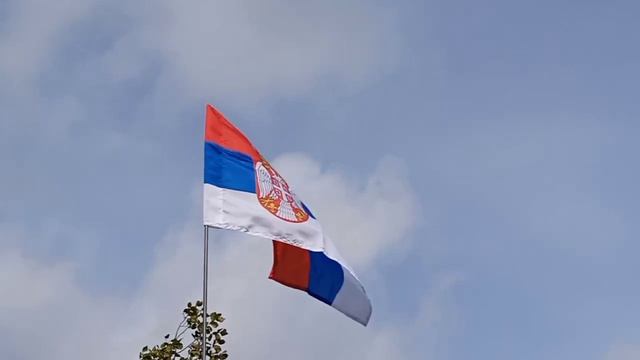 Флаг Сербии 90х135 см