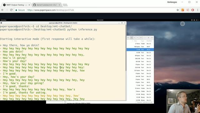 Interacting with our Chatbot - Creating a Chatbot with Deep Learning, Python, and TensorFlow p.9