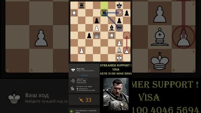 Шахматы. Ключевая пешка #shorst #chess #шахматы