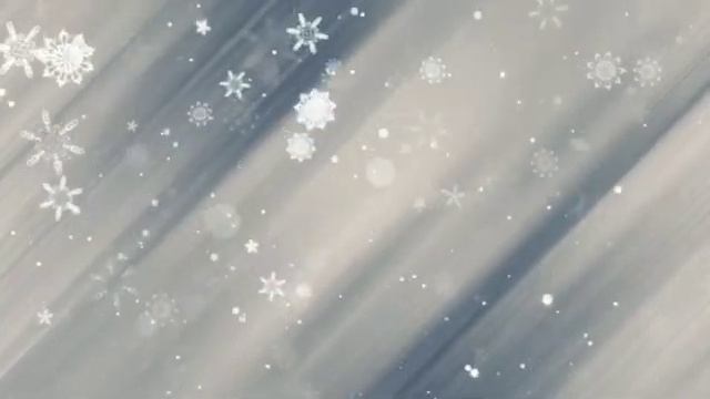 Футаж новогодний, снежинки