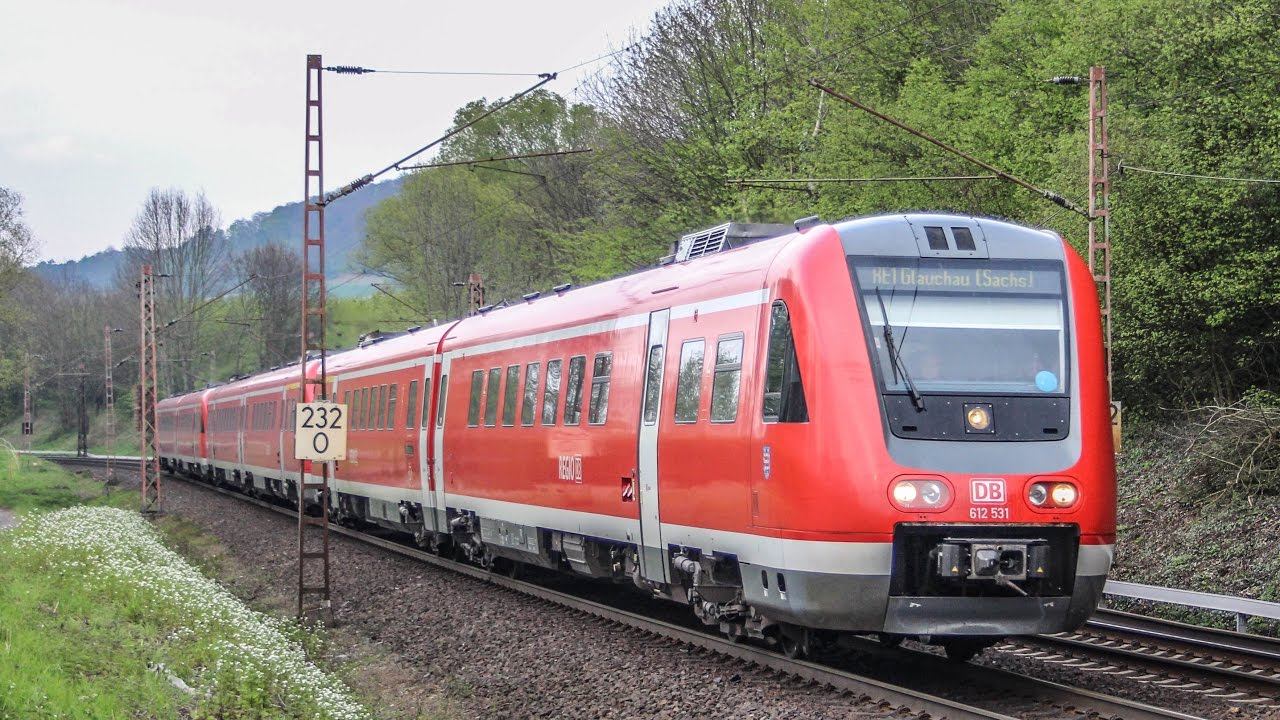 DB Baureihe 612 Dreifachtraktion in Friedland