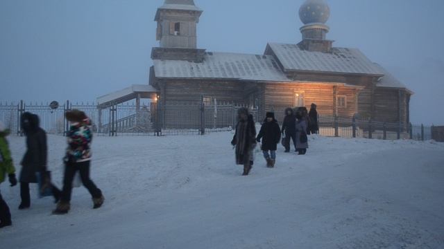 Хатанга. Свято - Богоявленский храм. Крещение. 2013г.