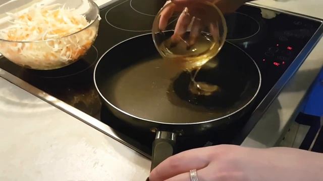 Жареные пирожки с капустой.Шикарные.Постная еда.