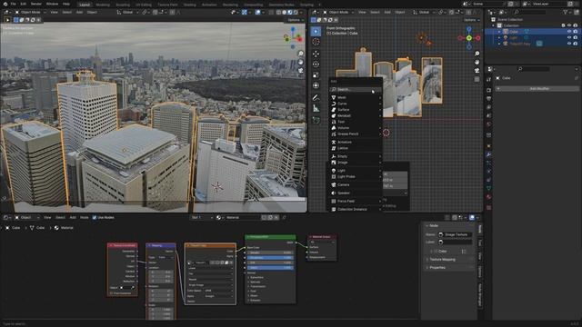 Blender Secrets 855 - How I create huge cities easily from just one photo