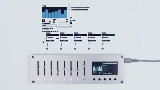 Light Reft Monolit + Max MSP