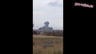 Прилет нескольких крылатых авиабомб по позициям ВСУ на Донецком фронте.